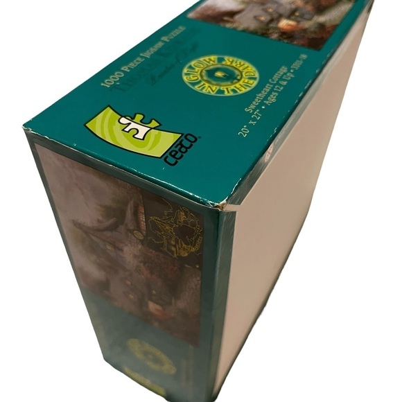 Ceaco Thomas Kinkade 1000 PC Puzzle Sweetheart Cottage Glow in the Dark SEALED - Picture 7 of 10